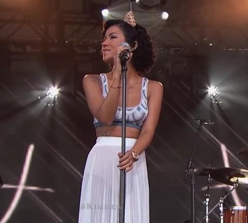 Jhené Aiko interpreta 'The Pressure' en Jimmy Kimmel Live!
