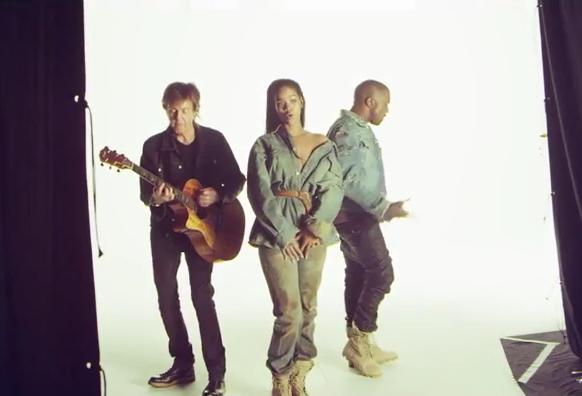 Rihanna, Kanye West, Paul McCartney - FourFiveSeconds (Behind The Scenes)