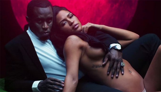 Diddy y Cassie al desnudo para promocionar su fragancia '3AM'