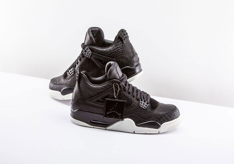 Pelo de pony y piel de reptil para las Jordan 4 'Pinnacle'