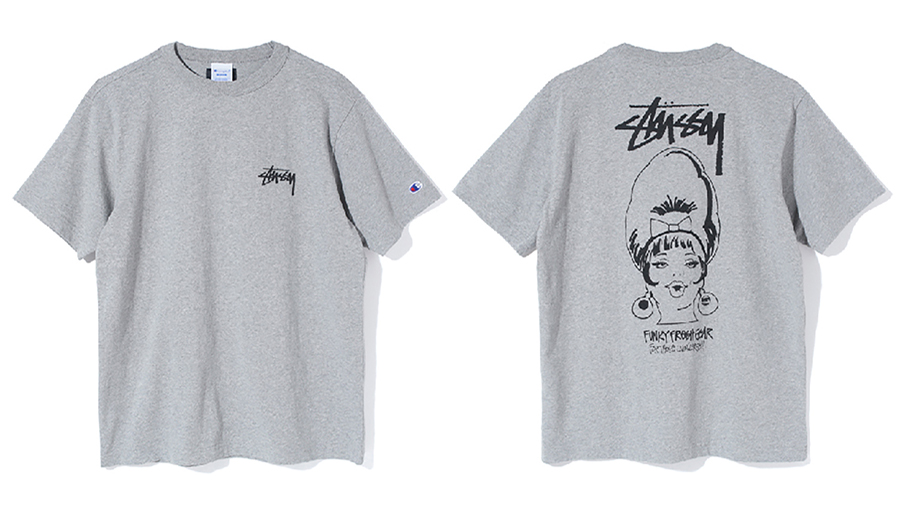 Stussy x Champion vuelve con tres nuevas camisetas