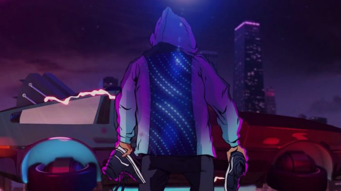 Kidd Keo y Mad Bass a bordo del DeLorean en '#BACKTOTHEFUTURE'