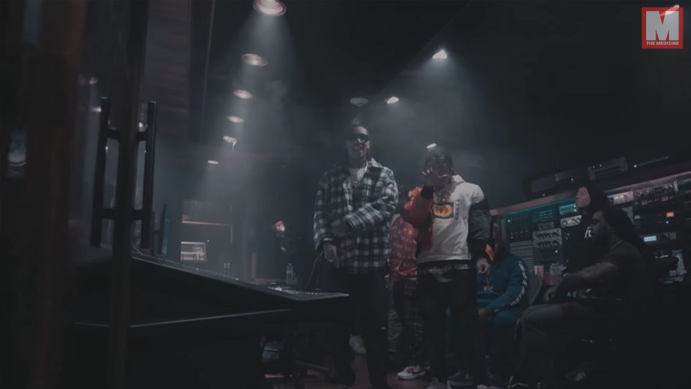 Wiz Khalifa y Sosamann ponen el estudio patas arriba con 'Best Life'