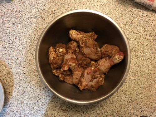 Pollo sazonado con la suya