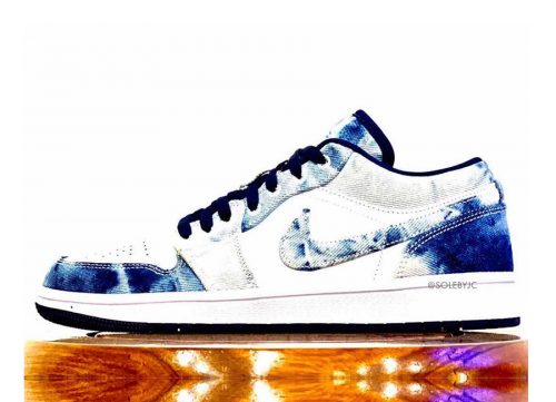 Nike se pasa al tie dye con las nuevas Air Jordan 1 Low 'Washed Denim'