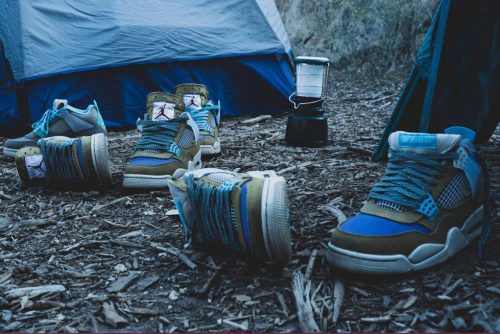 Air Jordan 4 tent trail 1