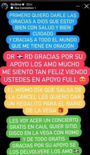 6ix9ine república dominicana