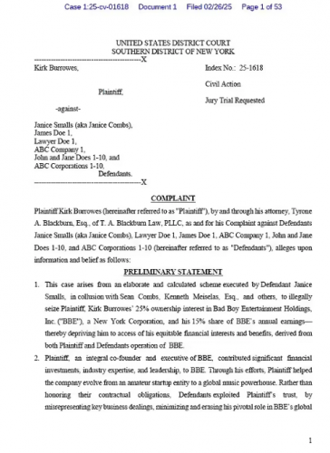 primera pagina demanda madre diddy