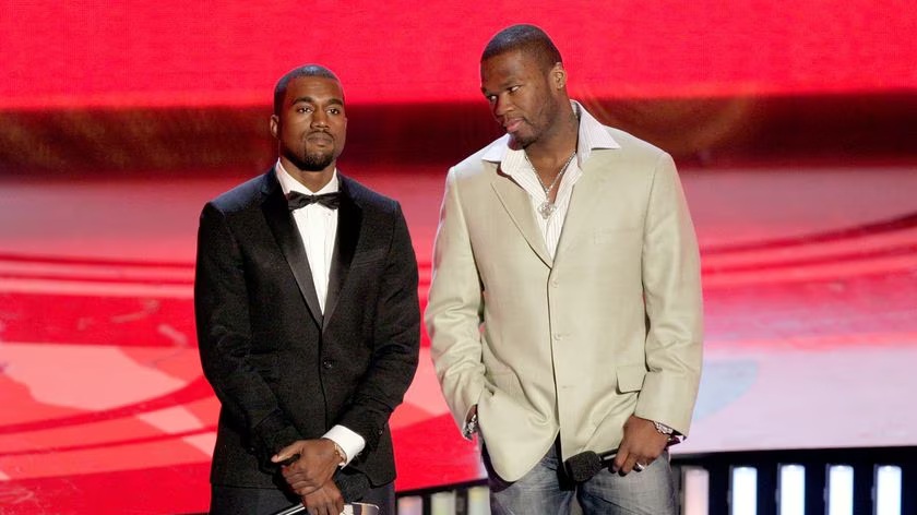 50 Cent se ríe de la relación entre Kanye West y Bianca Censori