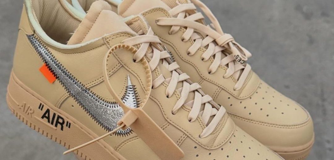 Las Off-White x Nike Air Force 1 Low «Sesame» llegarán en 2026