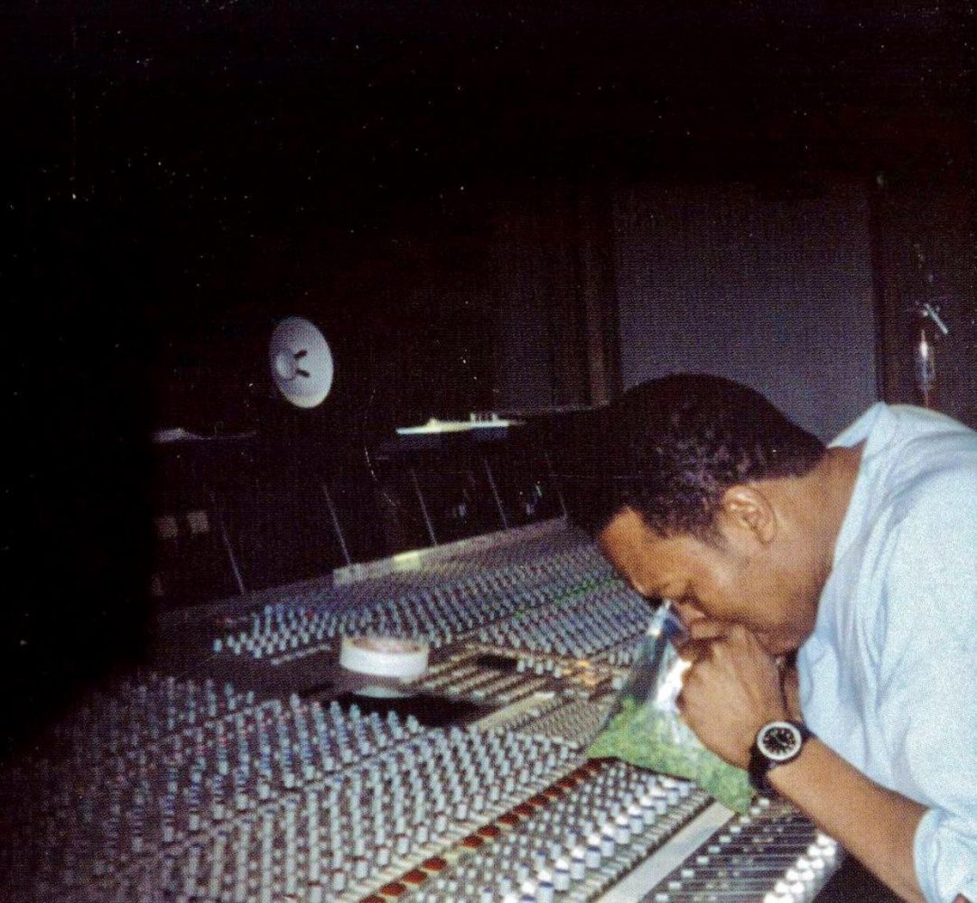 rap y cannabis en el estudio