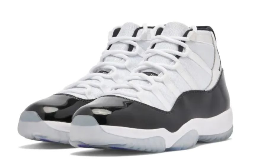 Air Jordan 11 Retro charol lateral Concord Bred Gamma Blue