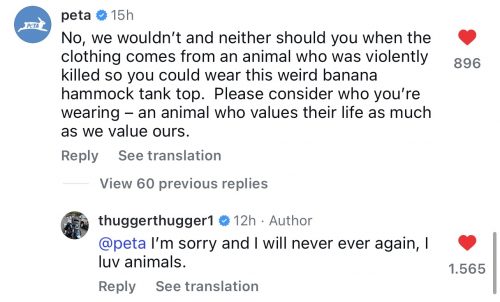 thugga peta young thug contesta a peta piel de caimán