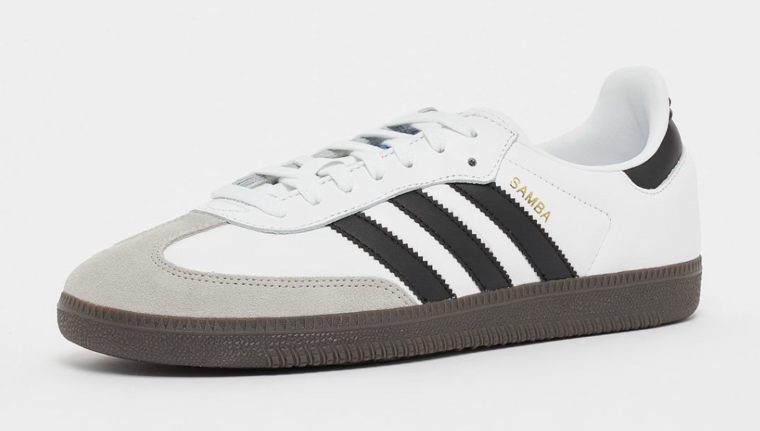 adidas Samba OG detalle T-toe ante antepi suela gum cupsole