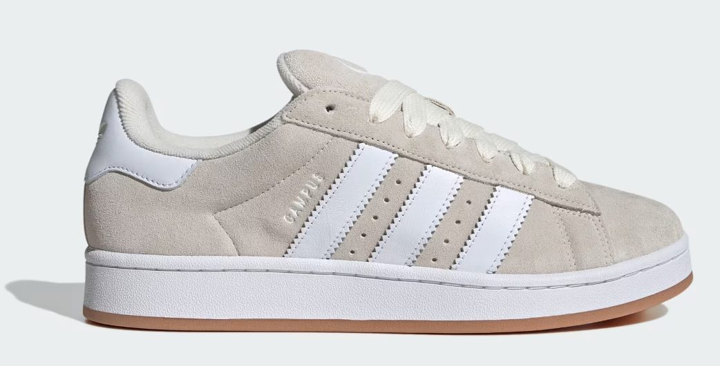 adidas Campus 00s perfil lateral suela gruesa voluminosa lengüeta acolchada cordones anchos streetwear 2023