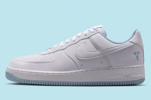 Así son las Kobe x Nike Air Force 1 Low “Light Armory Blue”
