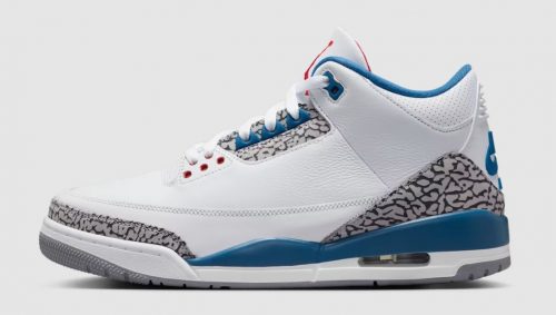 Las Air Jordan 3 «True Blue» vuelven por primera vez en 10 años