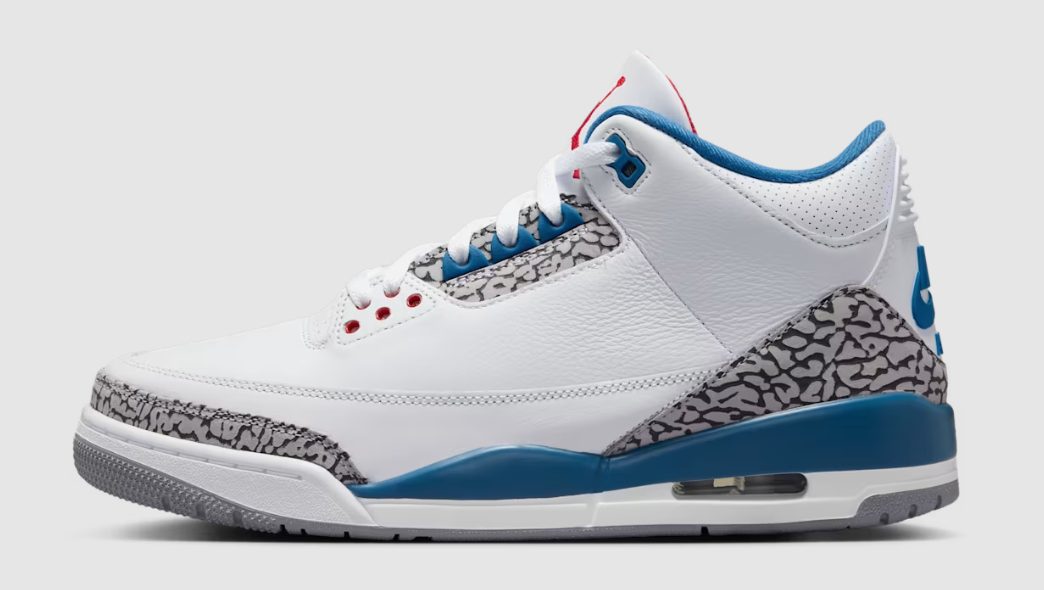 Las Air Jordan 3 «True Blue» vuelven por primera vez en 10 años