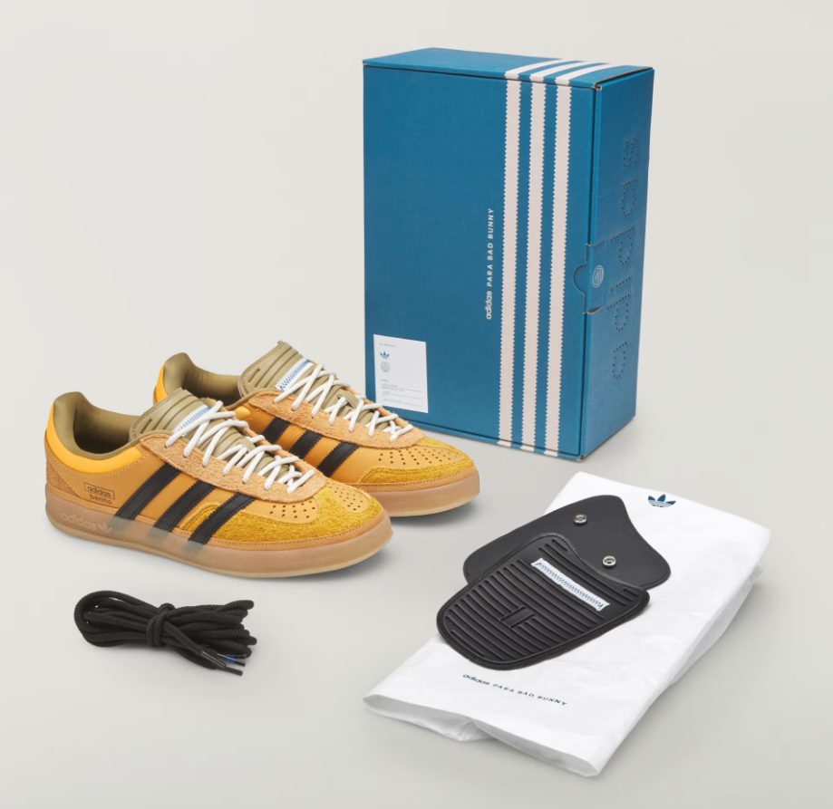 adidas caja ejemplo adidas originales bad bunny