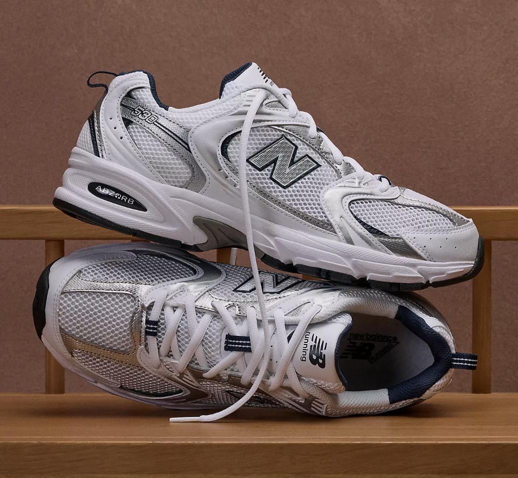 New Balance 530, colorway White/Natural Indigo
