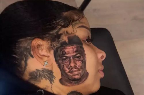 Chrisean Rock vuelve a rehacerse el tatuaje de Blueface