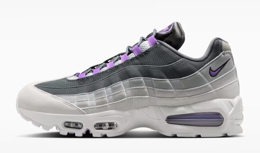 Air Max 95 con cámara de aire visible en el antepié