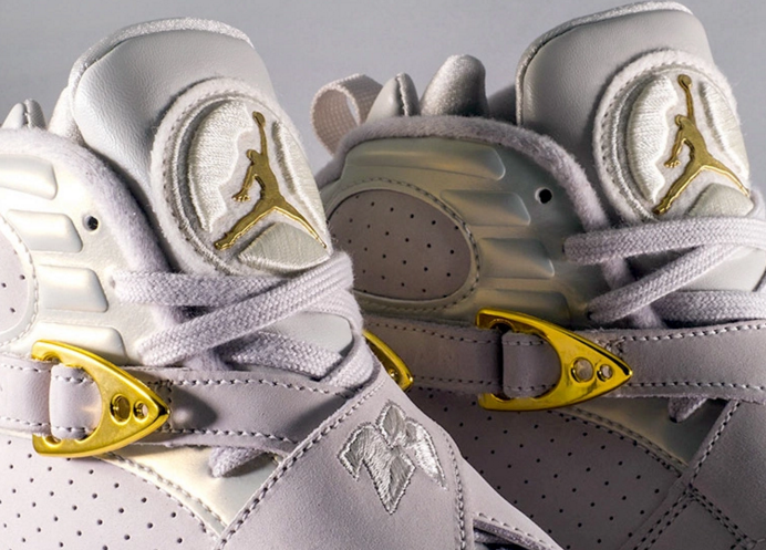 Jordan 8 Blanco Con Dorado Jordan 8 Blanco Con Dorado