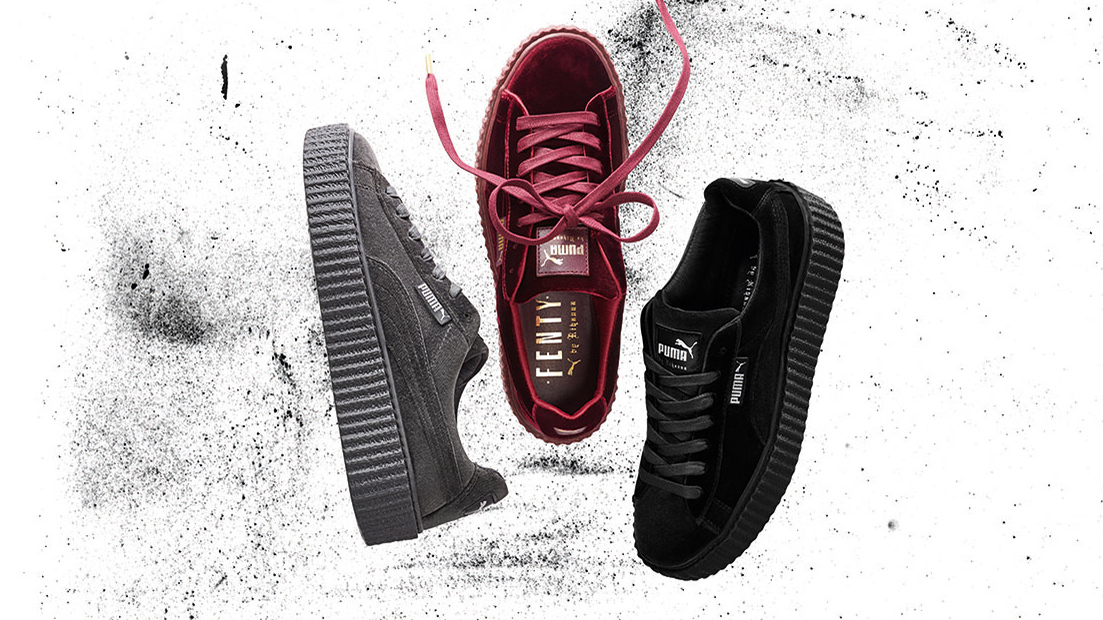 puma rihanna creeper grises puma rihanna creeper grises