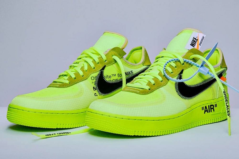 Ya tenemos fecha de salida para las OFF-WHITE x Air Force 1 'Volt' off white nike air force 1 2018 release date price 01 1000x667 - Ya tenemos fecha de salida para las OFF-WHITE x Air Force 1 'Volt'