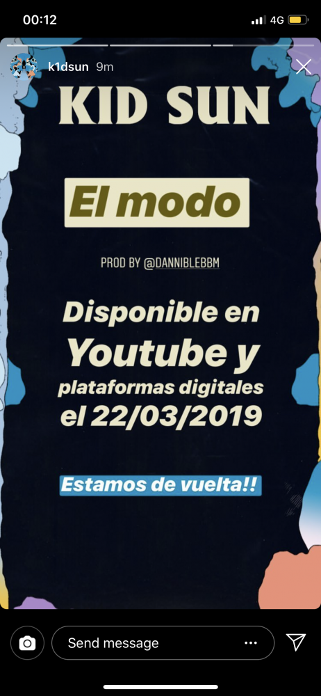 Kid Sun anuncia 'El Modo', su vuelta a la música, para el 22 de marzo Image from iOS 462x1000 - Kid Sun anuncia 'El Modo', su vuelta a la música, para el 22 de marzo